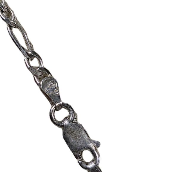 925 Sterling Silver Necklace Rhinestone Cross Sparkling Crystal Pendant Chain PD - Picture 10 of 14